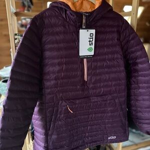 Stio Purple Puffer Jacket